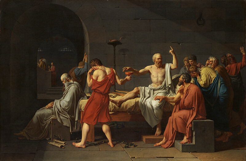 اهمیت روابط عمومی و مدیریت رسانه با نگاهی به تابلوی مرگ سقراط